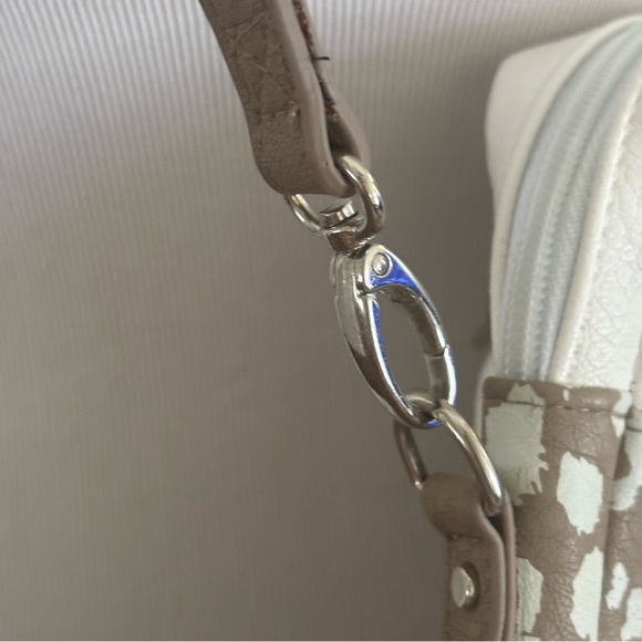 Miche Black and White Animal Print Crossbody Bag - Picture 4 of 9